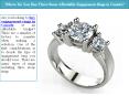Where Do You Buy Three Stone Affordable Engagement Rings in Canada