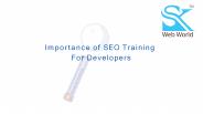 Importance of SEO Training For Developers