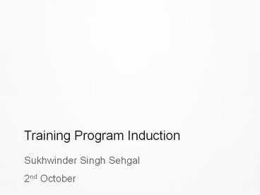 Training Program@sifars