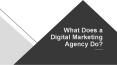 What Does a Digital Marketing Agency Do? PowerPoint PPT Presentation