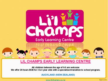 Lilchamps | Early Learning Centre | Montessori Child Care Centre (1)