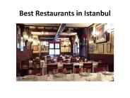 Best Restaurants in Istanbul