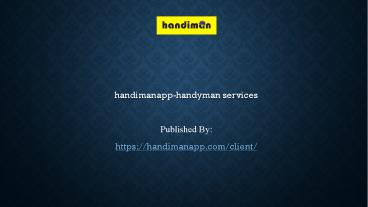 handimanapp-handyman services