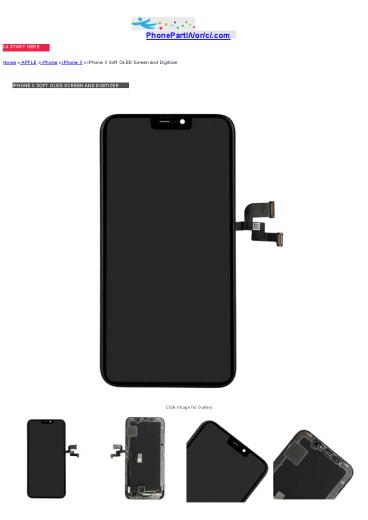 IPHONE X SOFT OLED SCREEN AND DIGITIZER (1)