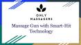 Massage Gun with Smart-Hit Technology PowerPoint PPT Presentation