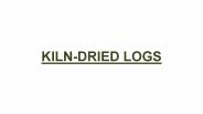 KILN-DRIED LOGS