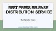 Charlotte News,+1 646 204 3425 , Best Press Release Distribution Service PowerPoint PPT Presentation