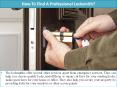 How To Find A Professional Locksmith? PowerPoint PPT Presentation