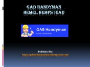 GAB Handyman Hemel Hempstead
