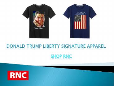 Donald Trump Liberty Signature Apparel