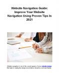 Website Navigation Guide: Improve Your Website Navigation Using Proven Tips In 2021 PowerPoint PPT Presentation
