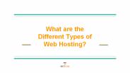 Types of Web Hosting