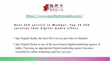 Best SEO Service in Mumbai, Top 10 SEO Services that Digital Media Offers