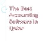 The Best Accounting Software in Qatar