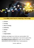 7 Incredibly Useful Tools for Evaluating a Web Design PowerPoint PPT Presentation