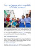 How many language options are available in GIIS Tokyo to students? PowerPoint PPT Presentation