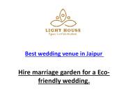 marriage hall in jaipur