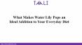 What Makes Water Lily Pops an Ideal Addition to Your Everyday Diet? PowerPoint PPT Presentation