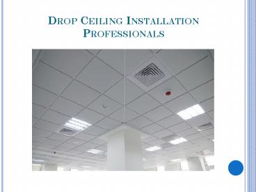 Drop Ceiling Installation Chicago