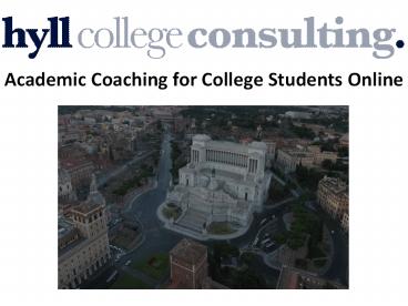 Academic Coaching for College Students Online