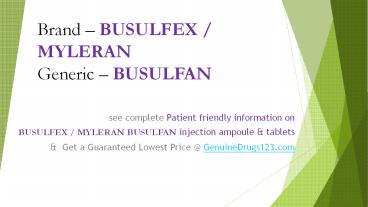 Does busulfan cause hair loss?