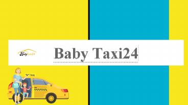 Taxi with Baby Seat Melbourne