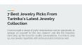 7 Best Jewelry Picks From Tarinika's Latest Jewelry Collection PowerPoint PPT Presentation