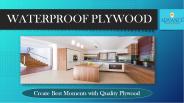 waterproof plywood