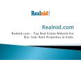 Realnid.com - Top Real Estate Website For Buy-Sale-Rent Properties In India