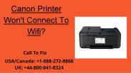 Guide To Solve Canon Printer Won’t Connect To Wifi Error