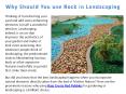 Why Should You use Rock in Landscaping? PowerPoint PPT Presentation