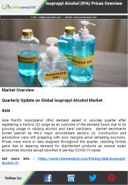 Isopropanol Prices, News, Market Analysis | ChemAnalyst