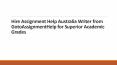 Get Assignment Help Australia Writer PowerPoint PPT Presentation