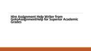Get Help From the Writers of GotoAssignmentHelp (1)