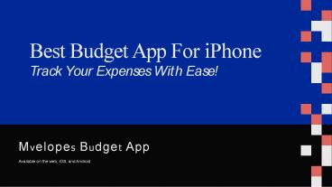 Best Budget App for iPhone – Track Your Expenses With Ease