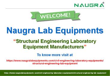 Structural Engineering Laboratory Equipment Manufacturers