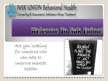 Welcome To Atlanta Therapist Services- Nak Union