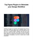 Top Figma Plugins to Stimulate your Design Workflow PowerPoint PPT Presentation
