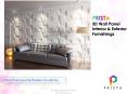 3D Wall Panel Interior & Exterior Furnishings PowerPoint PPT Presentation