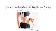 Lean MD Medically Supervised weight loss program