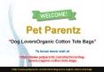 Dog Lovers Organic Cotton Tote Bags PowerPoint PPT Presentation