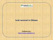 Junk removal in ottawa