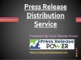Press Release Distribution Service PowerPoint PPT Presentation