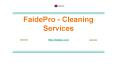 FaidePro - Cleaning Services PowerPoint PPT Presentation