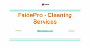 FaidePro - Cleaning Services