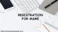 Service for new udyam registration in India @contact us-8538976655 PowerPoint PPT Presentation