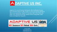 CBAP Certification Training | Business Analyst Course Online | Adaptive US