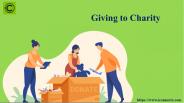 Giving To Charity