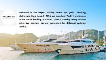 Luxury Yacht Charter