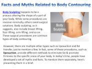 Facts and Myths Related to Body Contouring